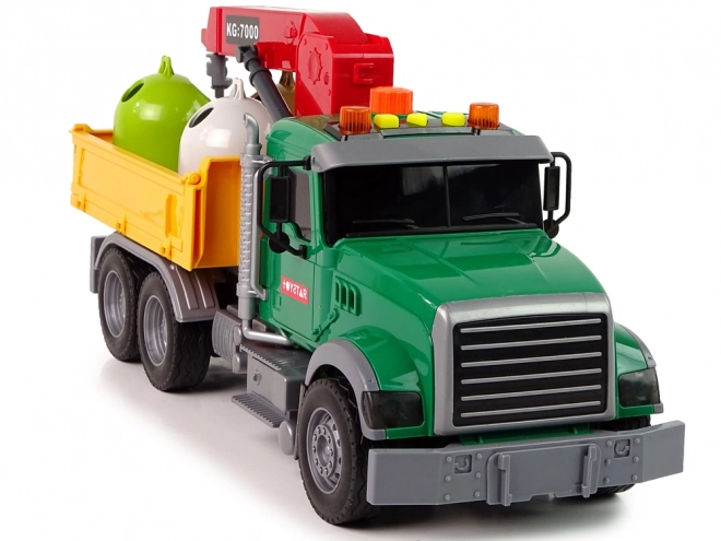 Camion Grue de Transport Automatique Poubelle Son