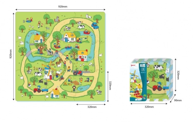 Tapis Puzzle Vie Rurale