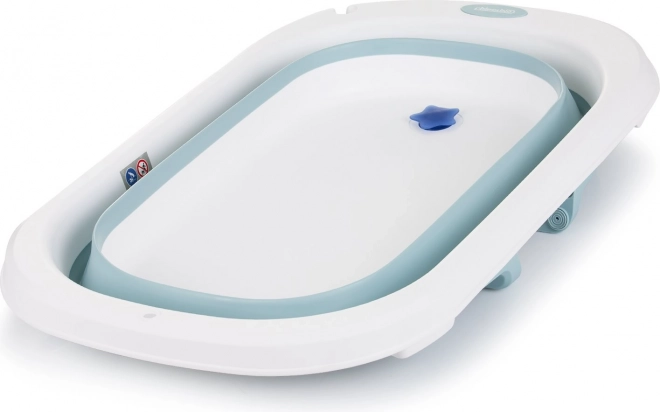 CHIPOLINO Baignoire pliante Isla avec support de bain – bleu