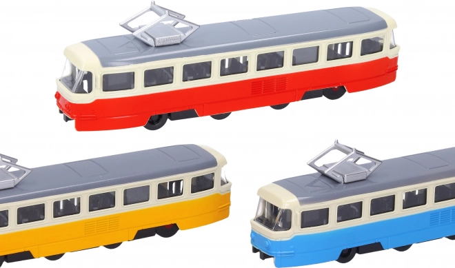 Tramway métallique avec effets 16 cm