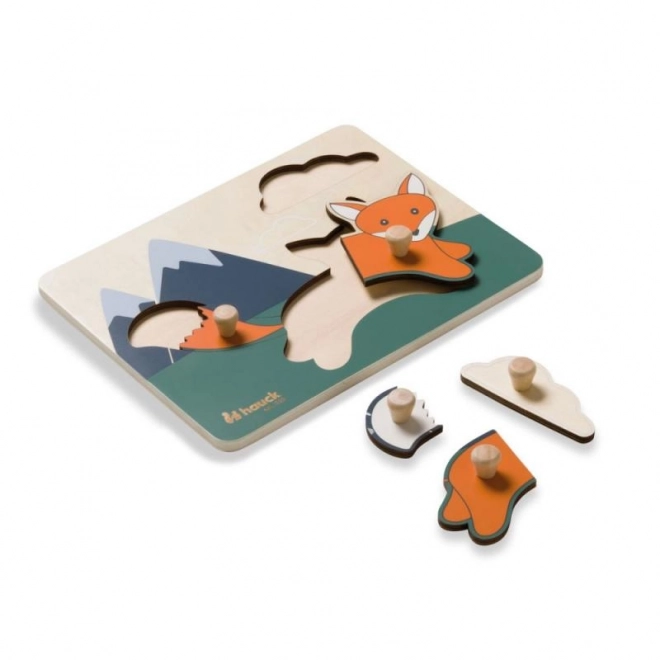 Puzzle en bois - Renard