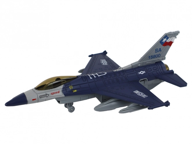 Modèle d'avion à propulsion par friction Bleu marine ou Gris