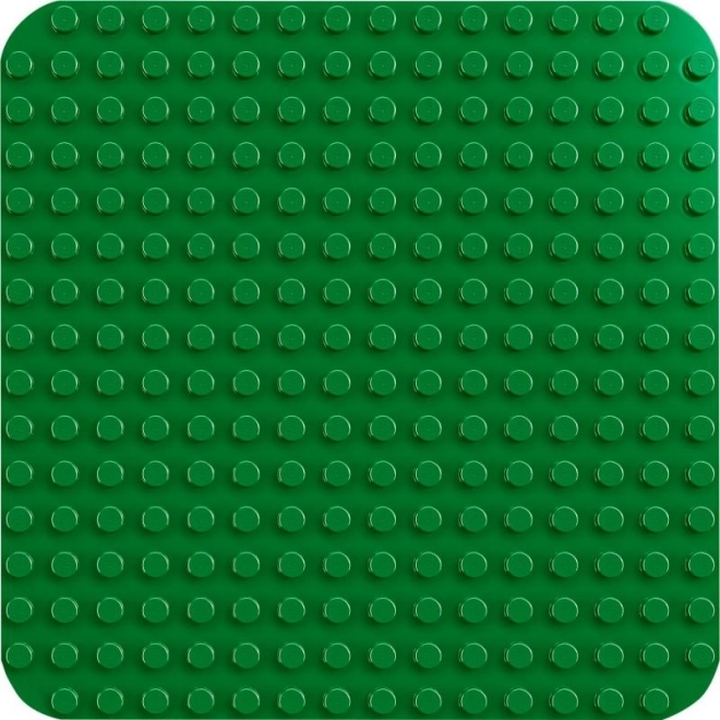 Lego Duplo plaque de construction verte