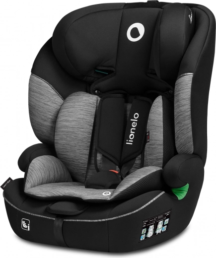 Siège auto LIONELO Levi One i-Size, 76–150 cm, Black Grey