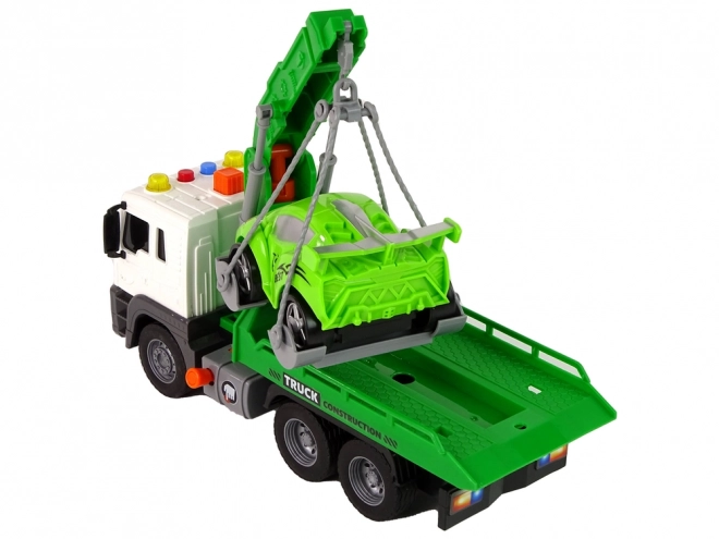 Service de remorquage vert avec effets 1:16