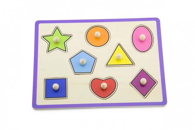 Viga Puzzle en Bois Formes avec Pions