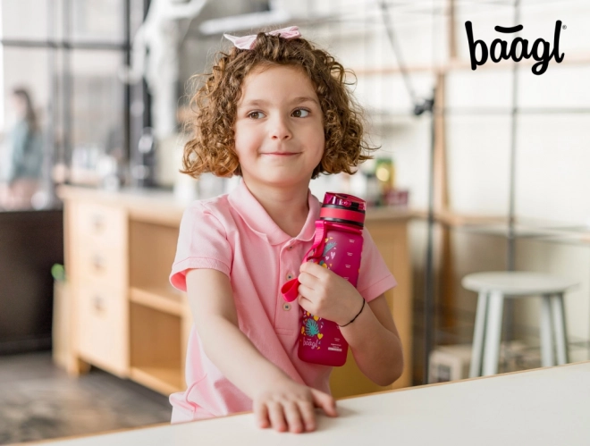 Bouteille à boire en Tritan BAAGL Flamants roses, 500 ml