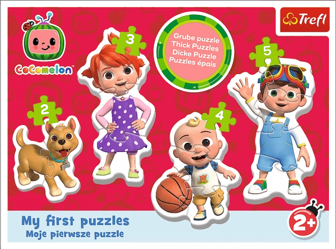 TREFL Puzzle Bébé Cocomelon 4en1 (2,3,4,5 pièces)