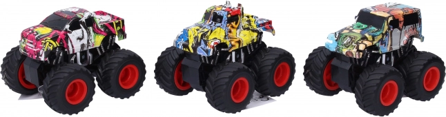 Voiture tout-terrain à inertie 12 cm