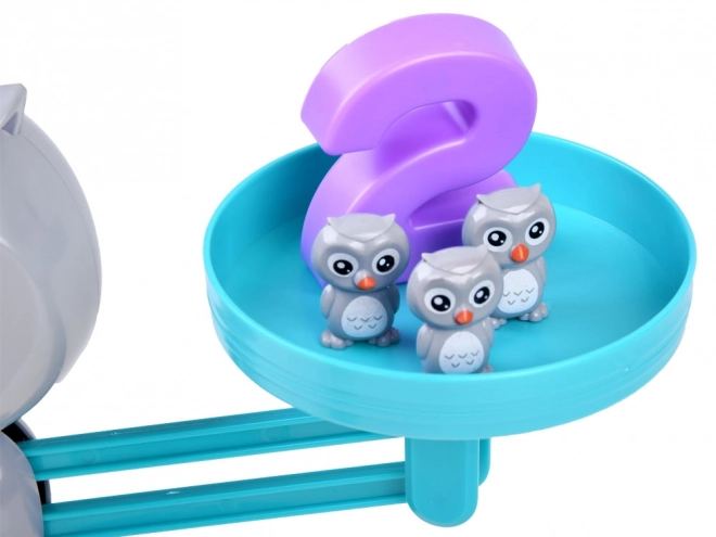 Jeu éducatif Hibou et balançoire à poids
