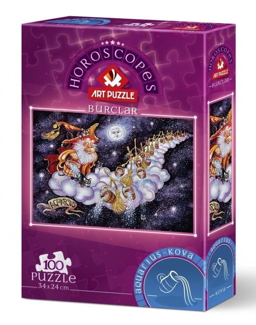 Puzzle Signe du Zodiaque Verseau 100 pièces