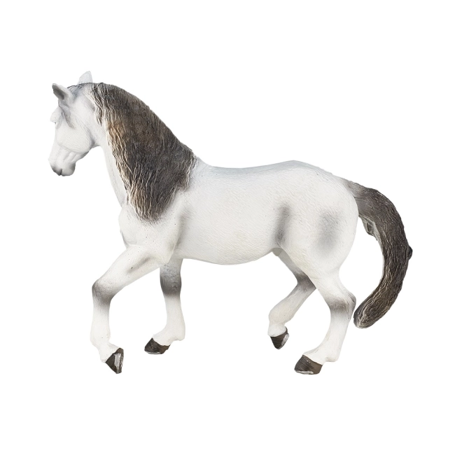 Modèle réaliste de cheval andalou gris