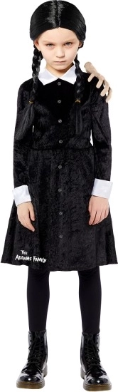 Costume Wednesday pour filles 6-8 ans