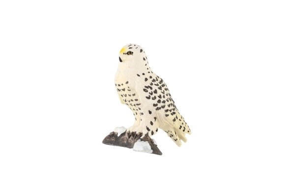 Hibou des neiges en plastique zooted 5cm dans un sac