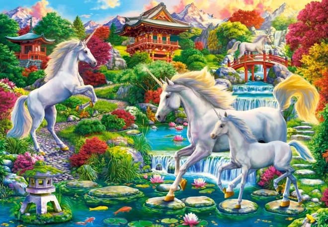 Puzzle Castorland Jardin des licornes 1500 pièces