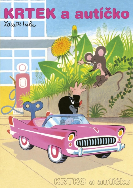 Coloriages Krtek et la petite voiture