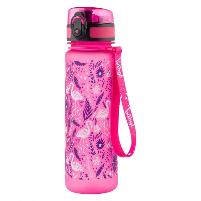 Bouteille de boisson BAAGL Tritan Flamant rose