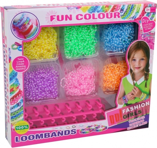 Kit de fabrication de bracelets avec élastiques
