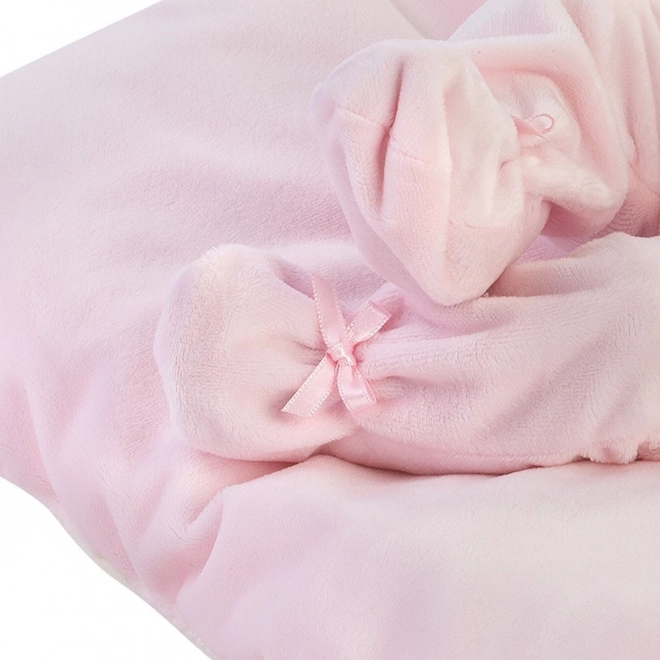 Llorens Nouveau-né fille sur couverture 35 cm