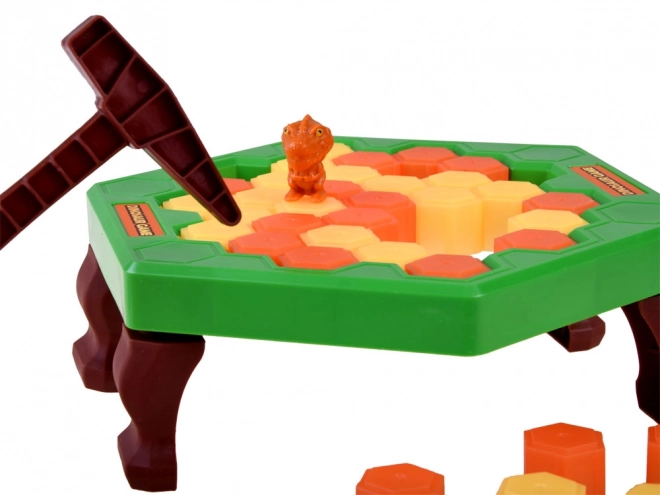 Sauvez le dinosaure - jeu en nid d'abeille
