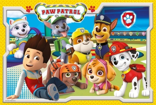 Puzzle Pat' Patrouille MAXI 24 pièces 60x40cm en boîte 39x26x4cm