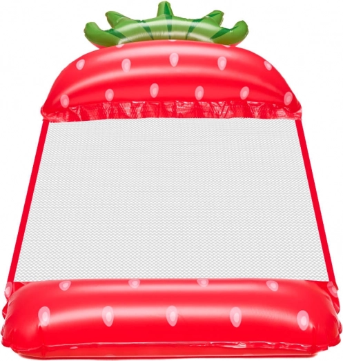 Hamac gonflable en forme de fraise pour l'eau