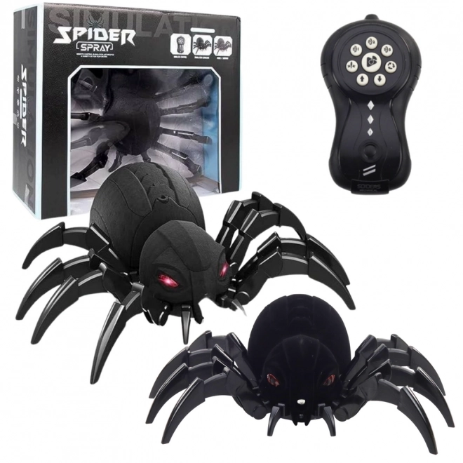 Amusante araignée RC avec vapeur d'eau et lumières LED