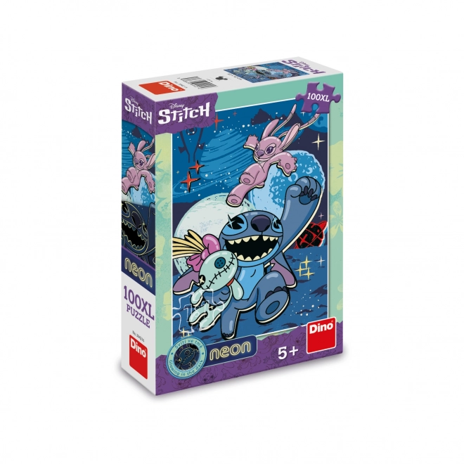 Puzzle Lilo & Stitch Néon 100 Pièces XXL
