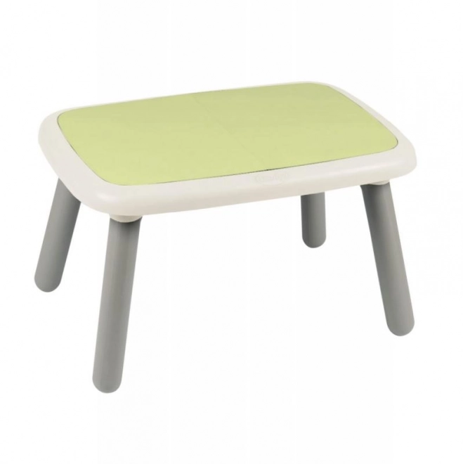 Petite table verte pour enfants