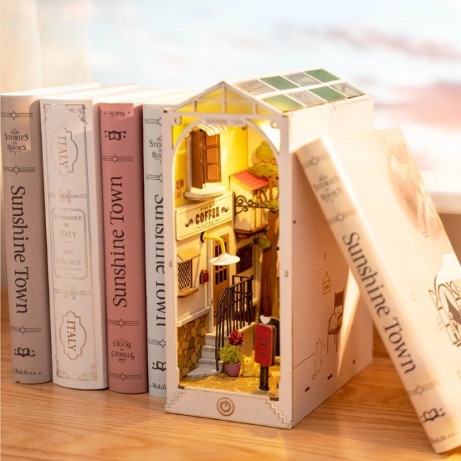 Ratelier de livres Ville du Soleil avec éclairage LED modèle 3D