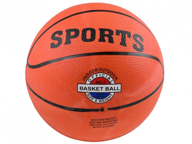 Ballon de basketball orange