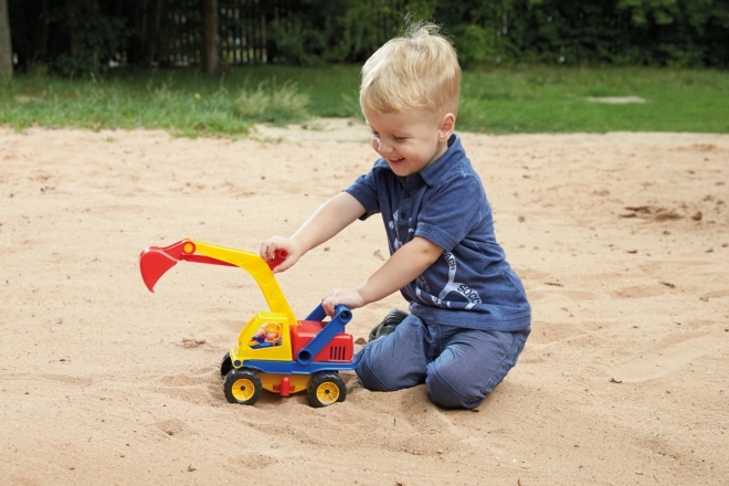 Auto pelle avec figurine 32cm