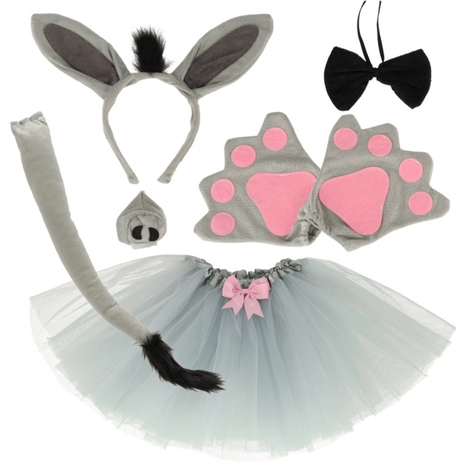 Costume d'âne en 7 pièces