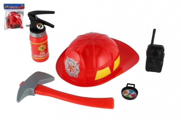 Ensemble de jeu de pompier pour enfants avec casque et accessoires