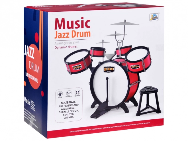 Batterie Enfant Big Band avec Tambour et Cymbales