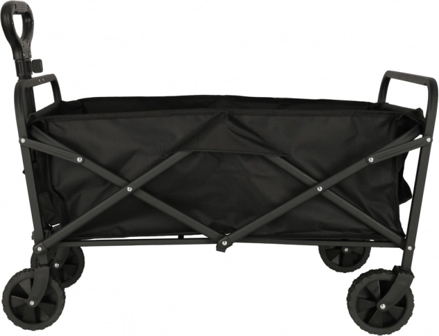 Chariot de transport pliant pour achats avec roues pivotantes et poignée télescopique