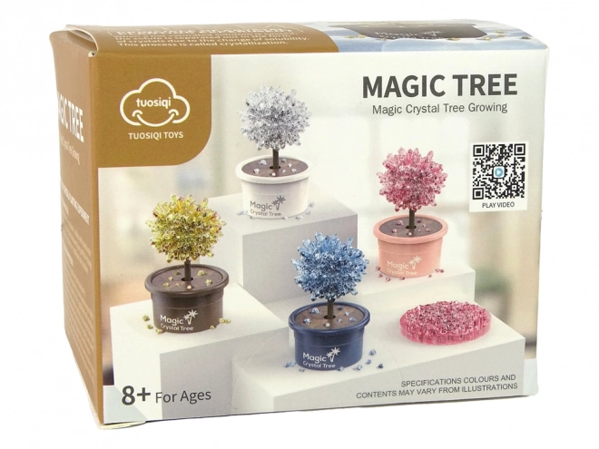 Arbre magique Culture des cristaux Expériences dorées