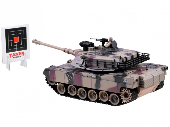 Grand char télécommandé US M1A2