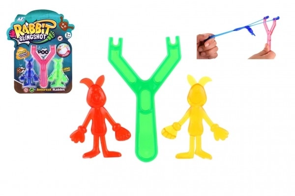 Fronde d'animal en glaise 2pcs silicone 2 couleurs sur carte 19x23,5cm