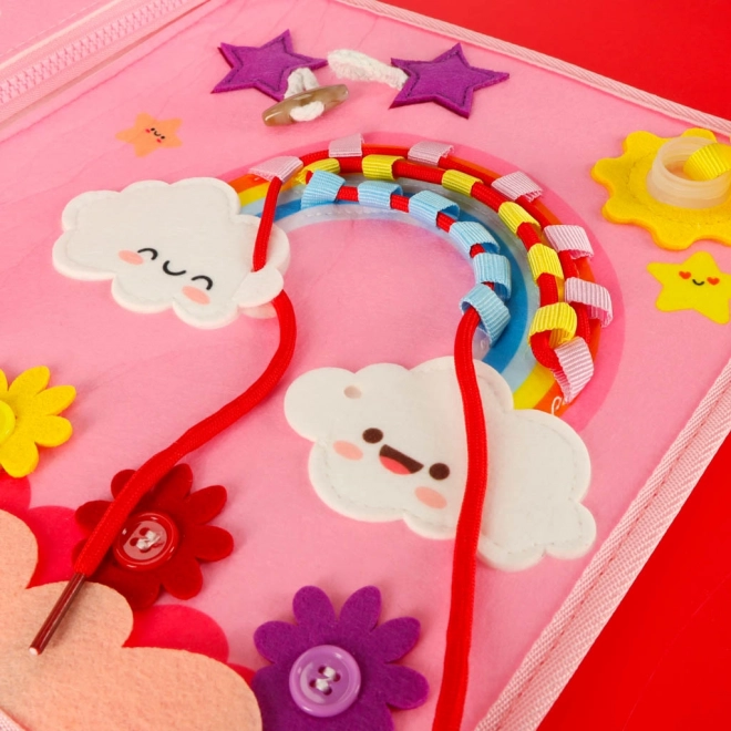 Sac à dos sensoriel Montessori rose