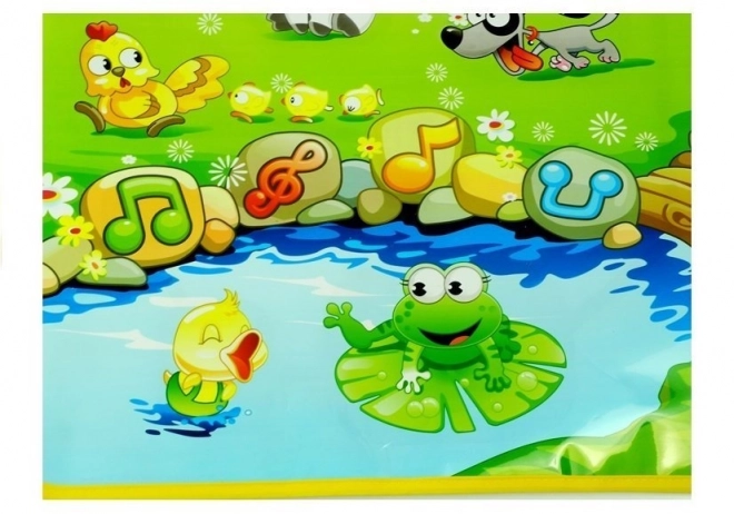 Tapis éducatif et musical avec sons d'animaux de la ferme