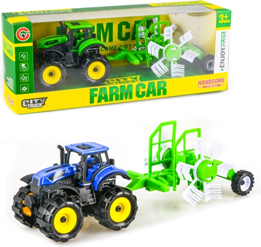 Tracteur à inertie avec remorque