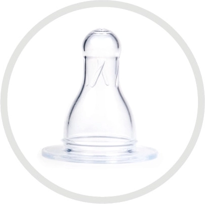 Tétine en silicone confortable