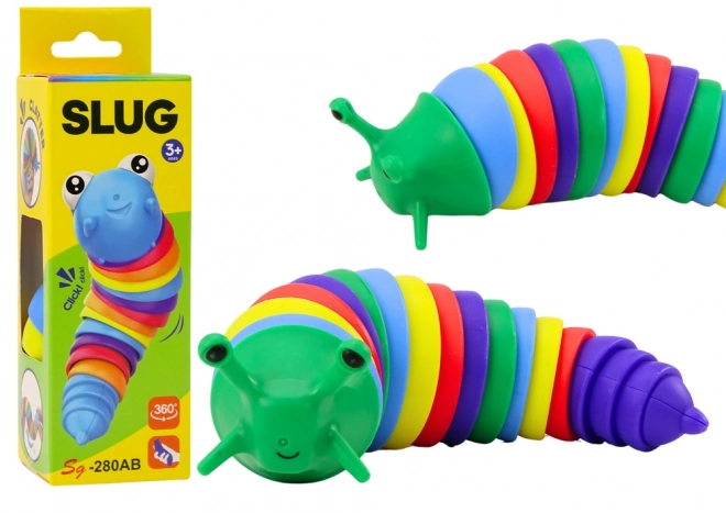 Escargot Flexible Chenille Sensorielle Anti-stress Coloré