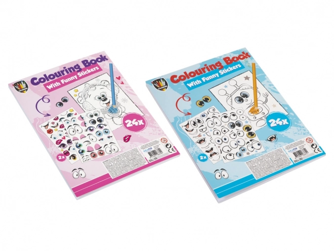Livret de coloriage avec autocollants