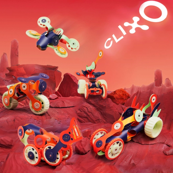 Cubes magnétiques Clixo expédition martienne, 30 pièces