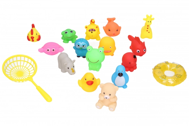 Ensemble d'animaux pour le bain