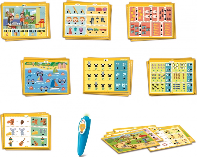 CLEMENTONI Jeu éducatif : Mon stylo interactif 500 quiz - Nombres