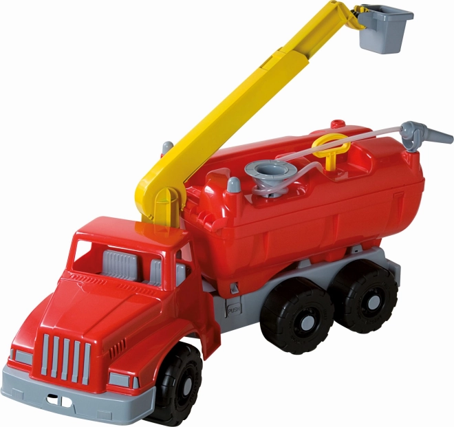 Androni Camions Géants camion de pompier avec plateforme et lance à eau fonctionnelle - longueur 74 cm