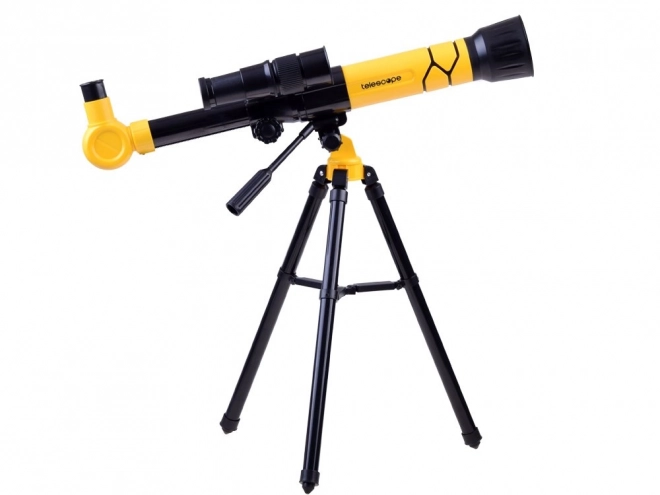 Télescope pour Enfants sur Trépied avec Zoom 20x 30x 40x – Jaune